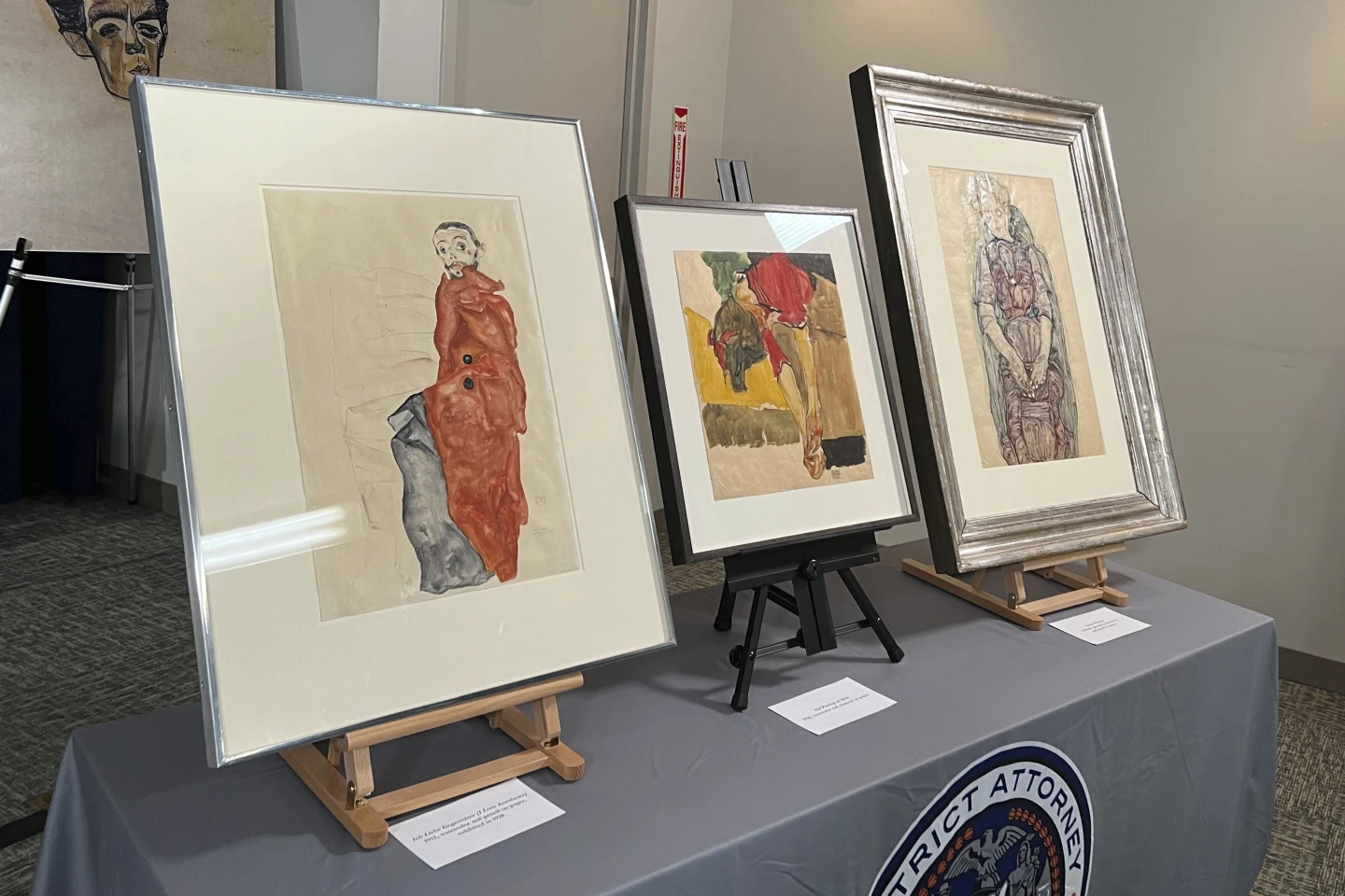 Seven intimate Egon Schiele artworks, looted by Nazis from Jewish art collector, returned to his heirs